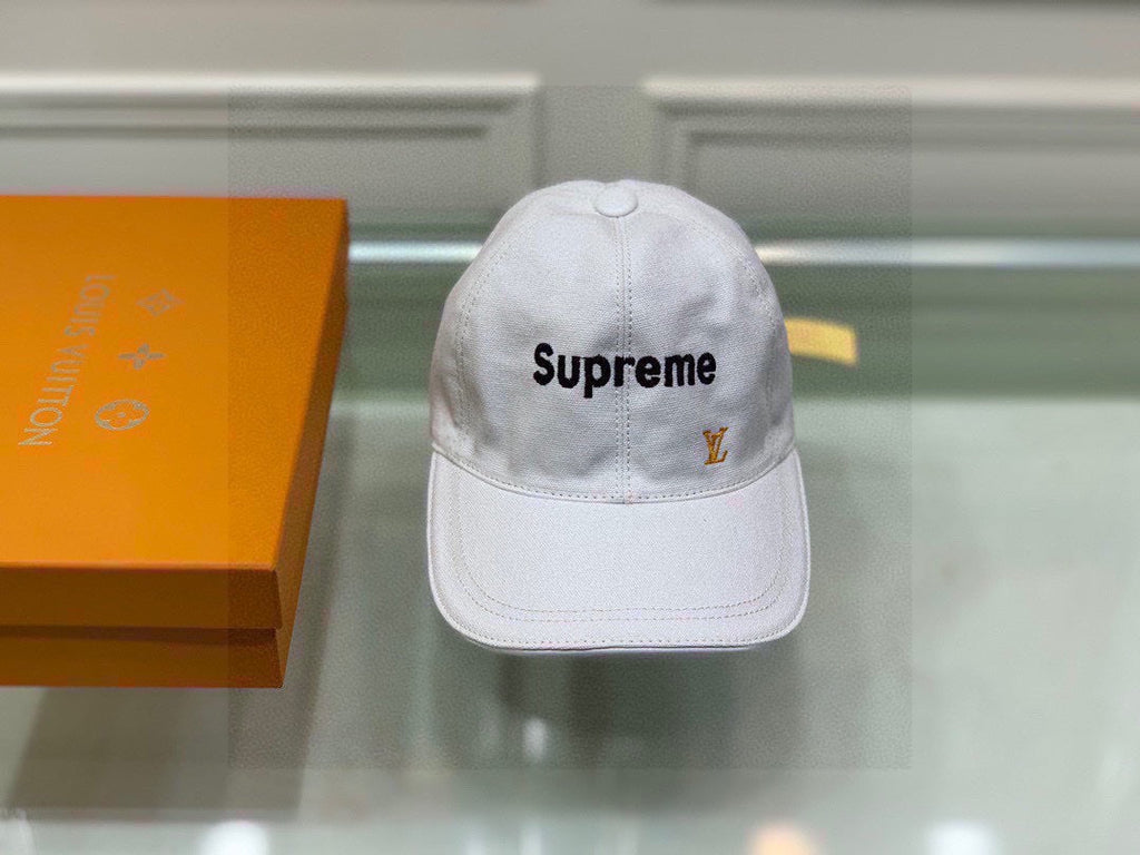 Louis Vuitton Get Ready Supreme Cap White