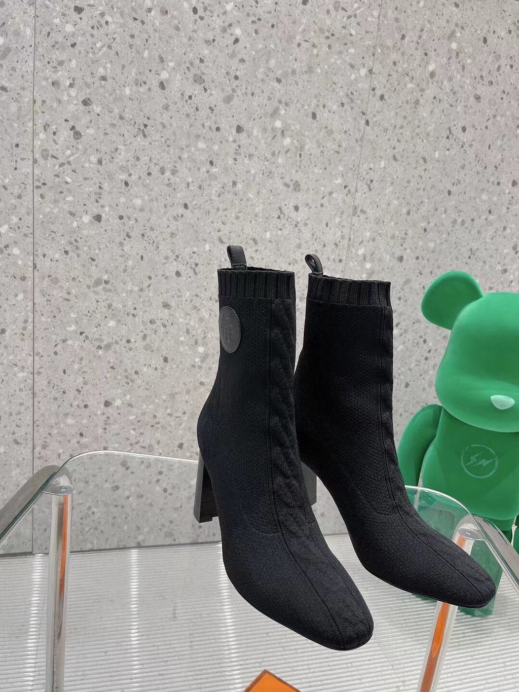 Hermes Volver 90 Ankle Boot Black
