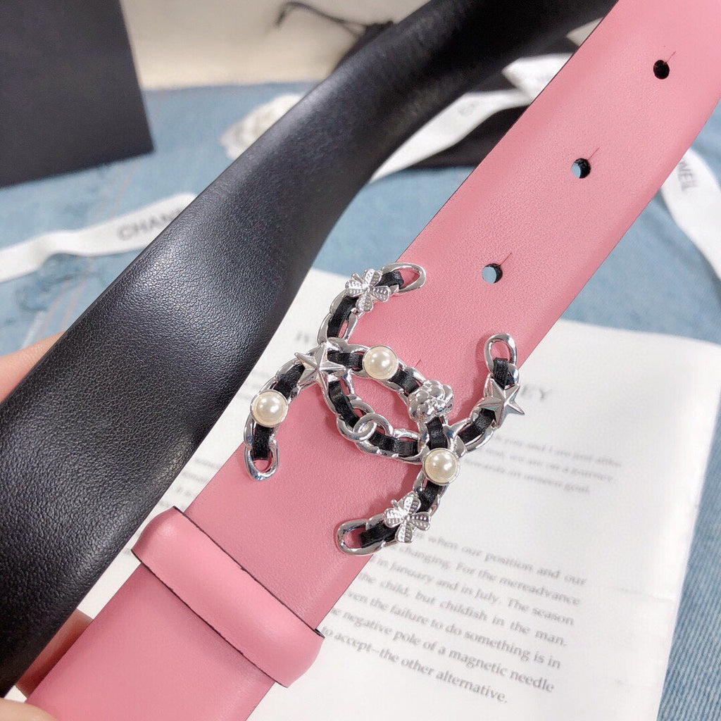 Chanel Belt With Double C Buckle
