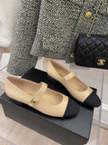 Chanel Sling Back 0.8 Inches Beige