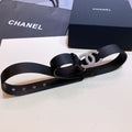 Chanel Belt With Beaded Buckle Black