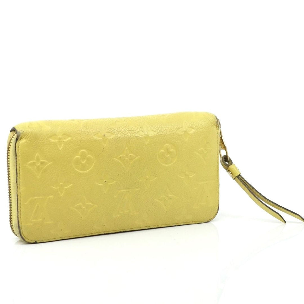 Louis Vuitton Zippy Wallet Yellow