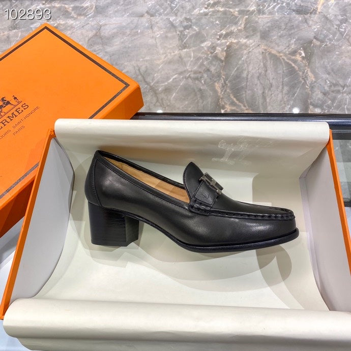 Hermes Elysee Pump Black