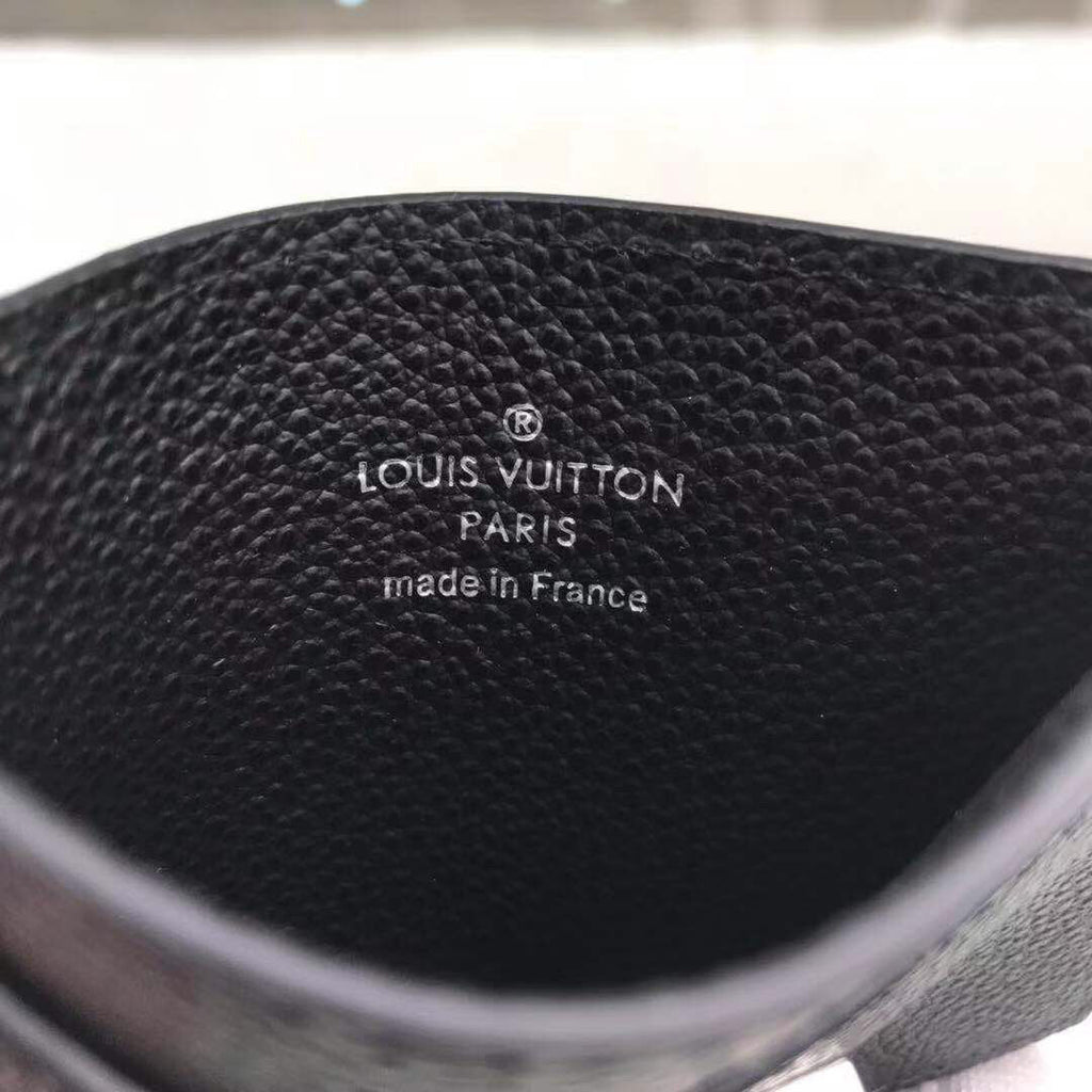 Louis Vuitton Lockme Wallet 11cm Black