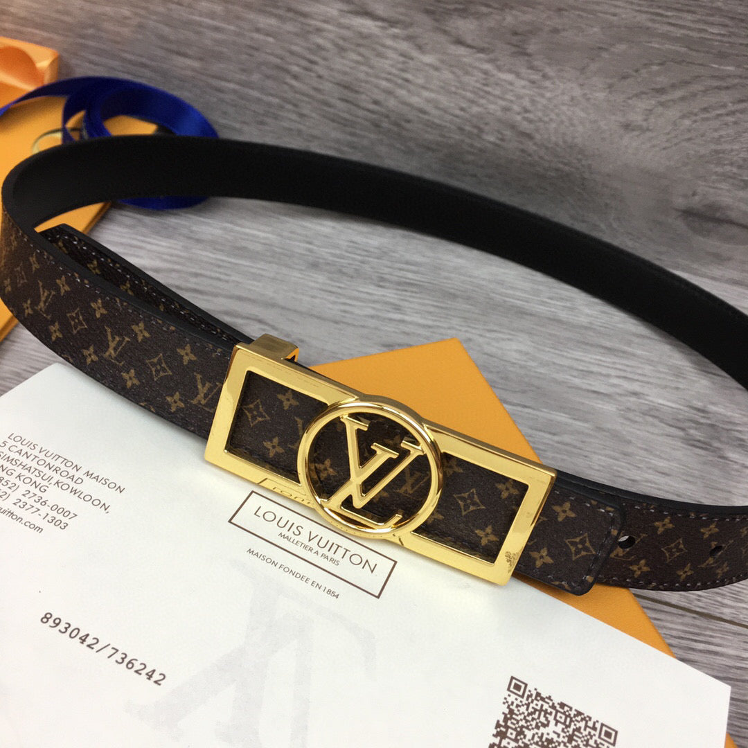 Louis Vuitton Dauphine Belt Brown