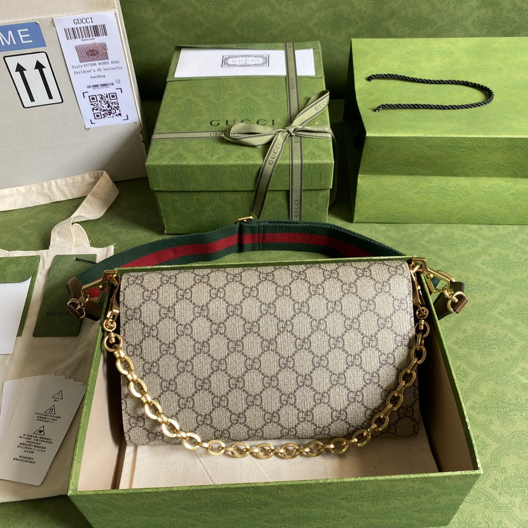 Gucci Horsebit 1955 Small Bag 26cm Beige