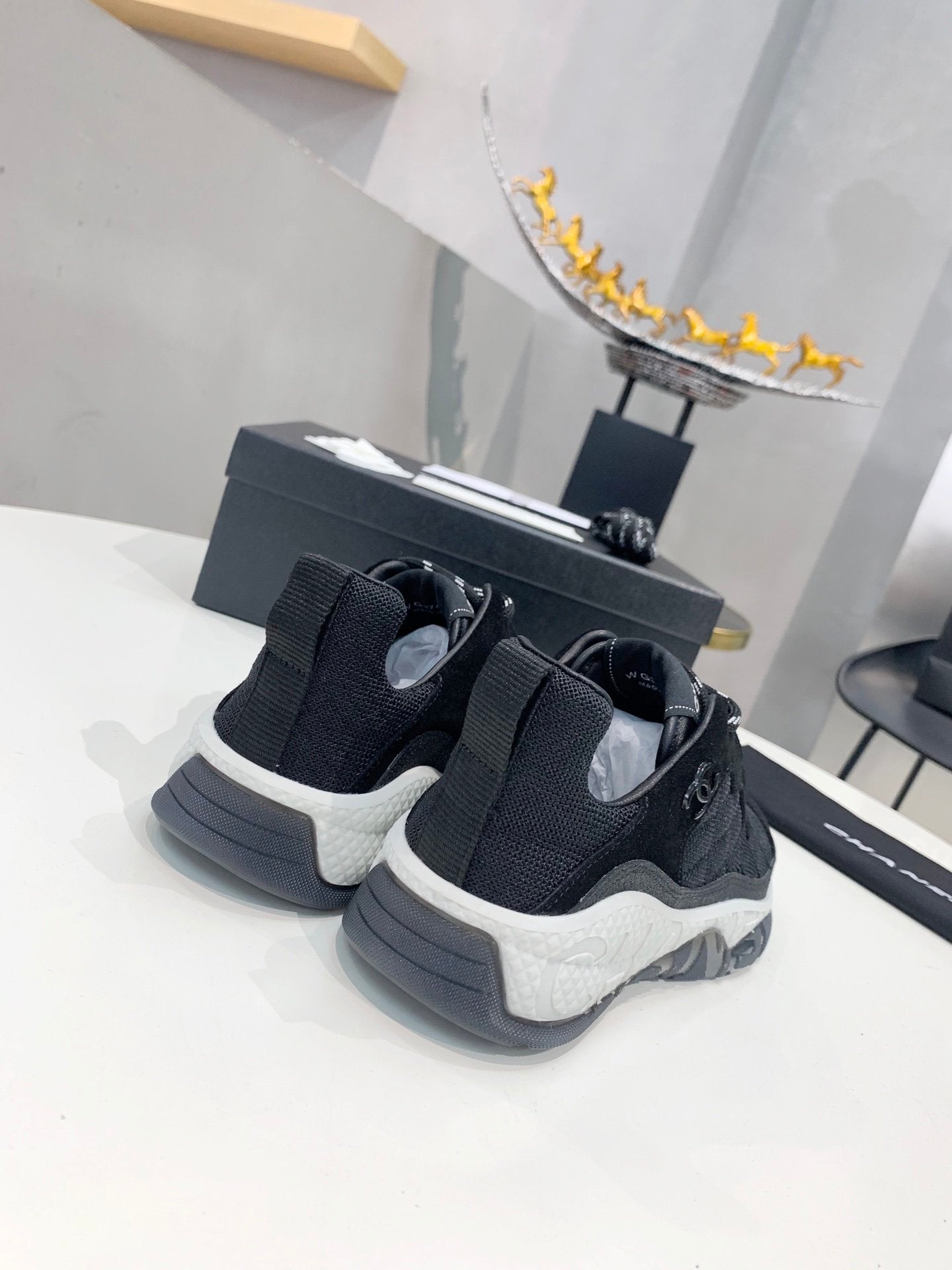 Chanel Trainers Sneakers Black
