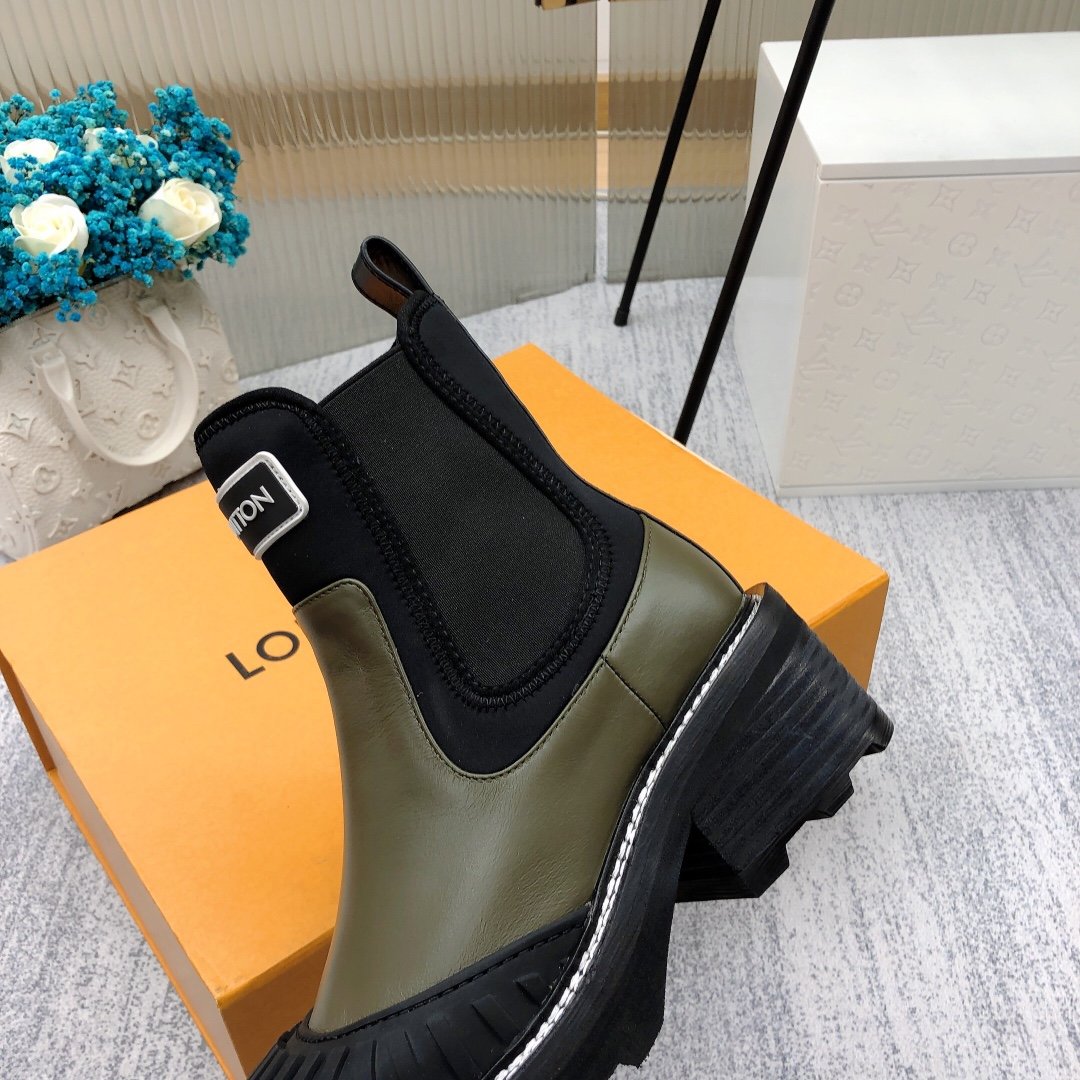 Louis Vuitton Beaubourg Ankle Boot Black