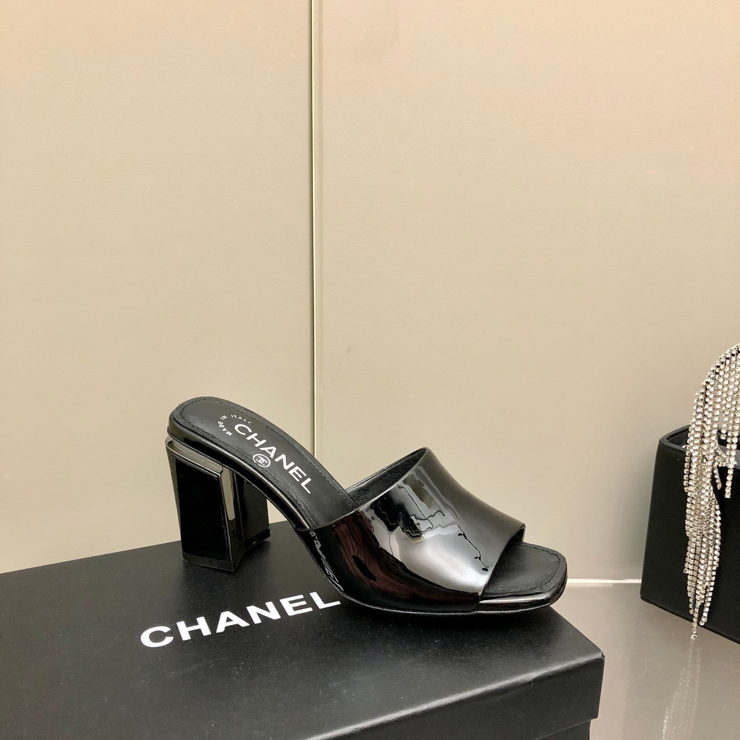 Chanel Mules Black