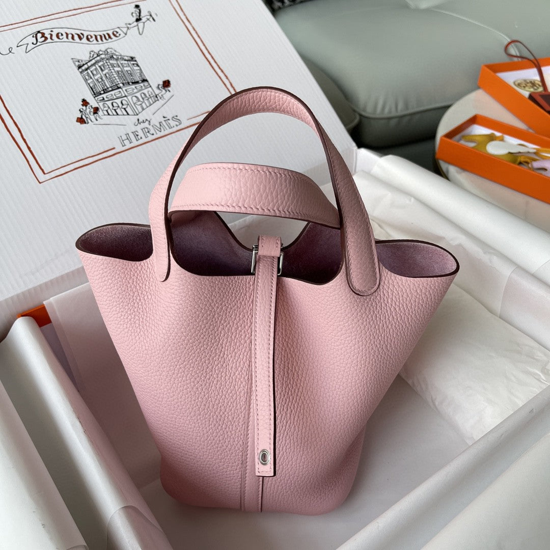 Hermes Picotin Lock 18 Bag Light Pink