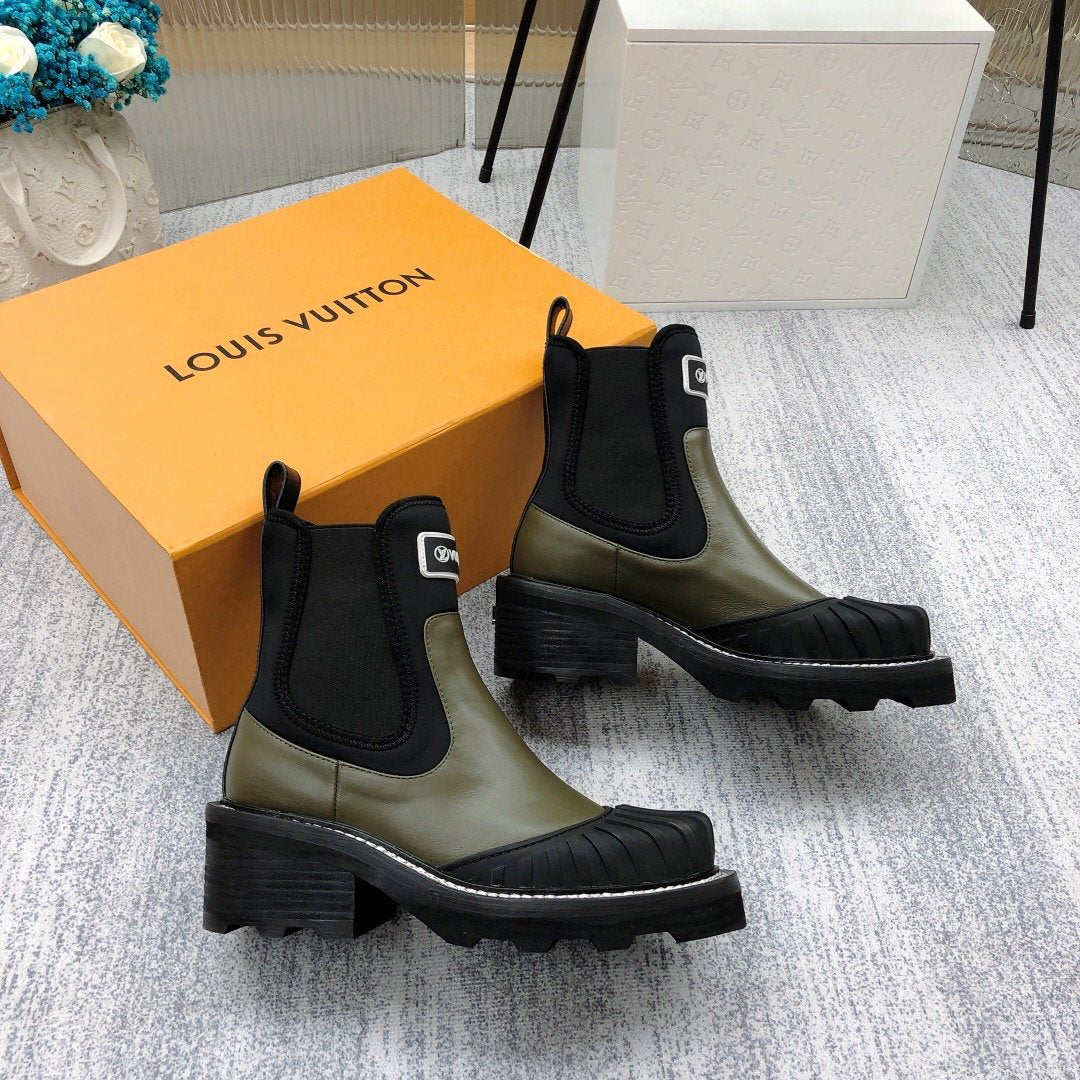 Louis Vuitton Beaubourg Ankle Boot Black
