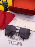 Gucci Oversize Oval-Frame Sunglasses