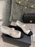 Chanel Sling Back 1.7 Inches White