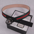 Gucci Belt With Double G Buckle Black