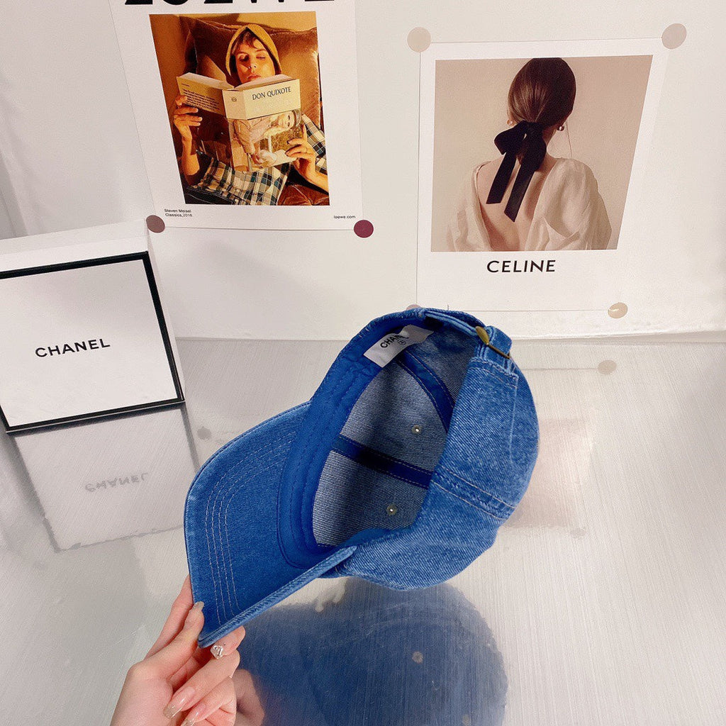 Chanel Blue Cap