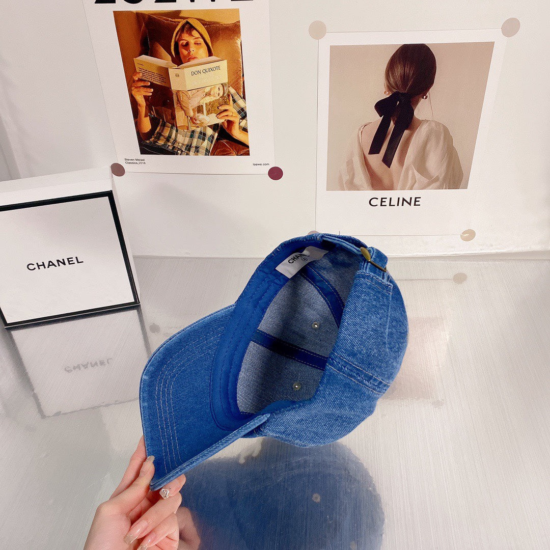 Chanel Blue Cap