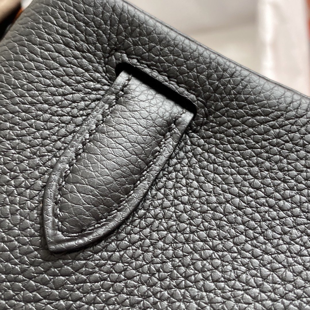 Hermes Shoulder Kelly CK37 42 cm Black