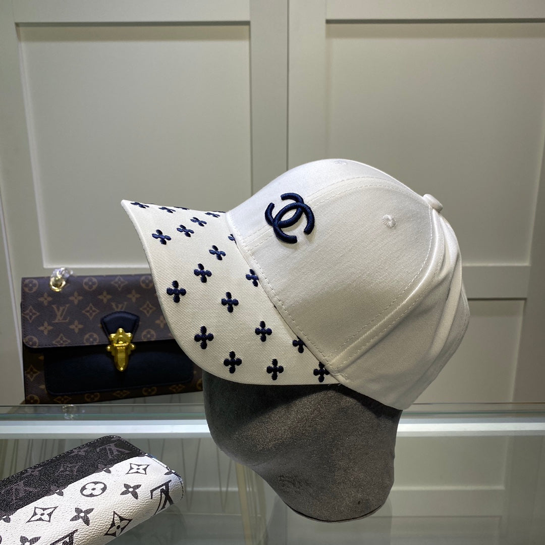 Chanel White Cap