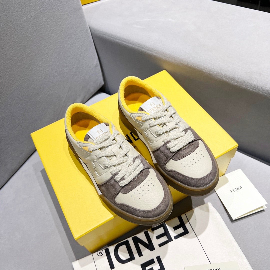 Fendi Match Sneaker Brown