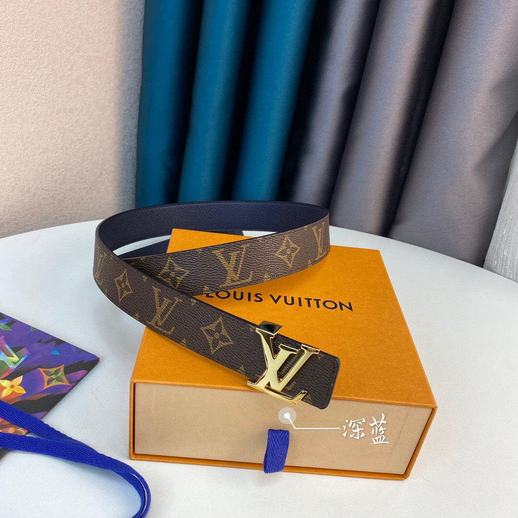 Louis Vuitton LV Initiales Belt Brown