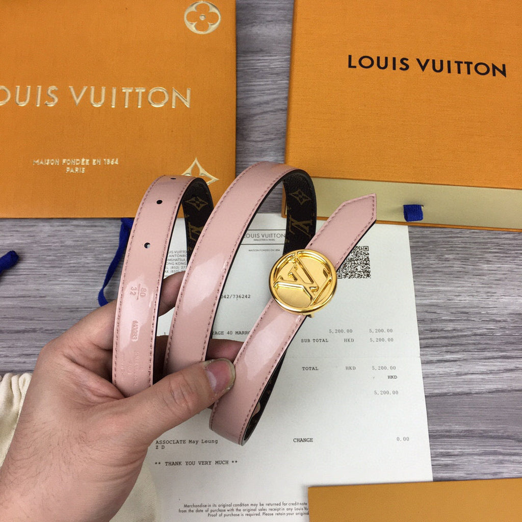 Louis Vuitton Cricle Belt Pink