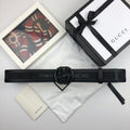 Gucci Belt With Double G Buckle Black