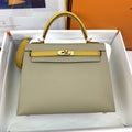 Hermes Kelly 25 Togo Gold Hardware
