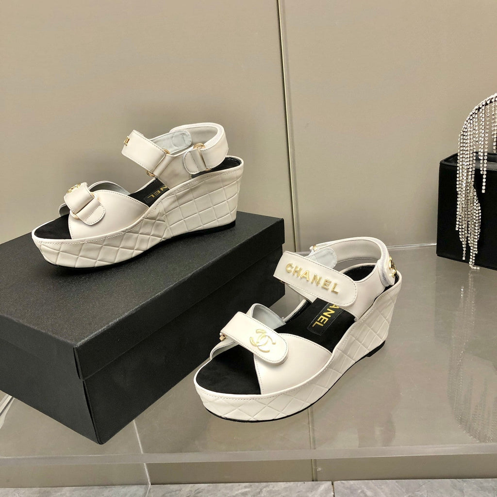 Chanel Sandals White