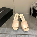Chanel Mules Beige