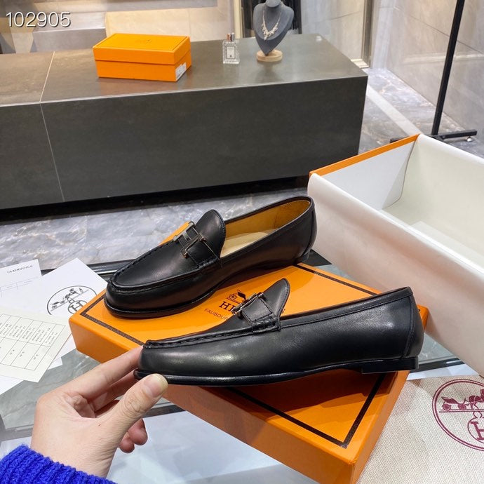 Hermes Paris Loafer Black