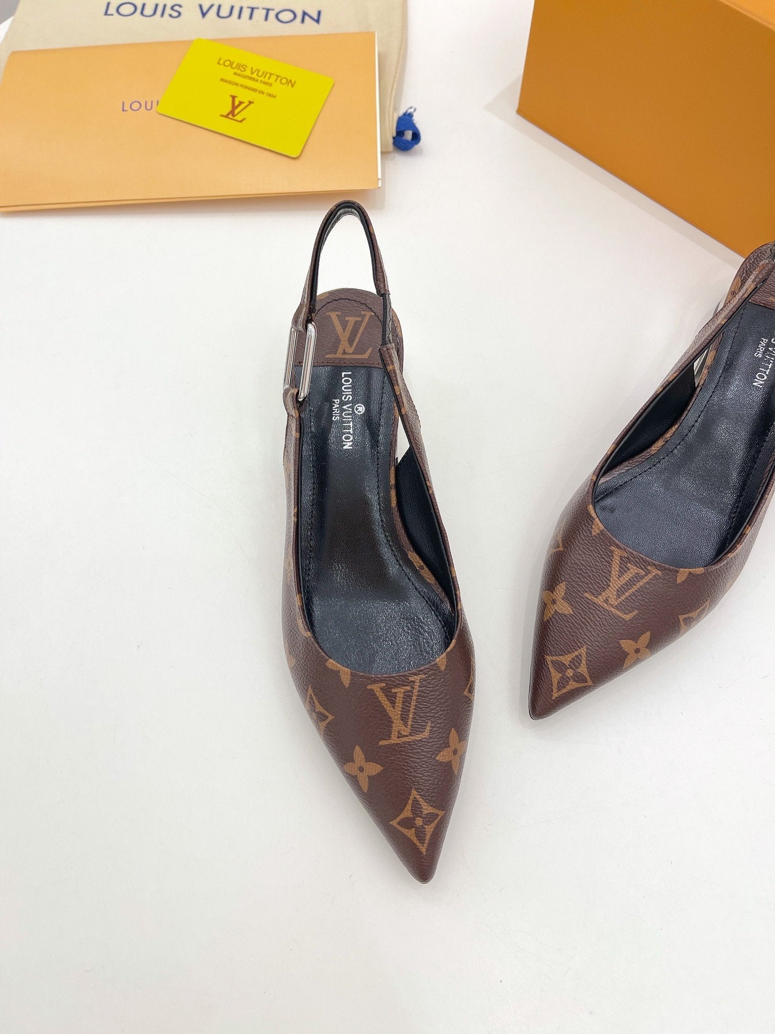 Louis Vuitton Magnetic Slingback Pump Brown