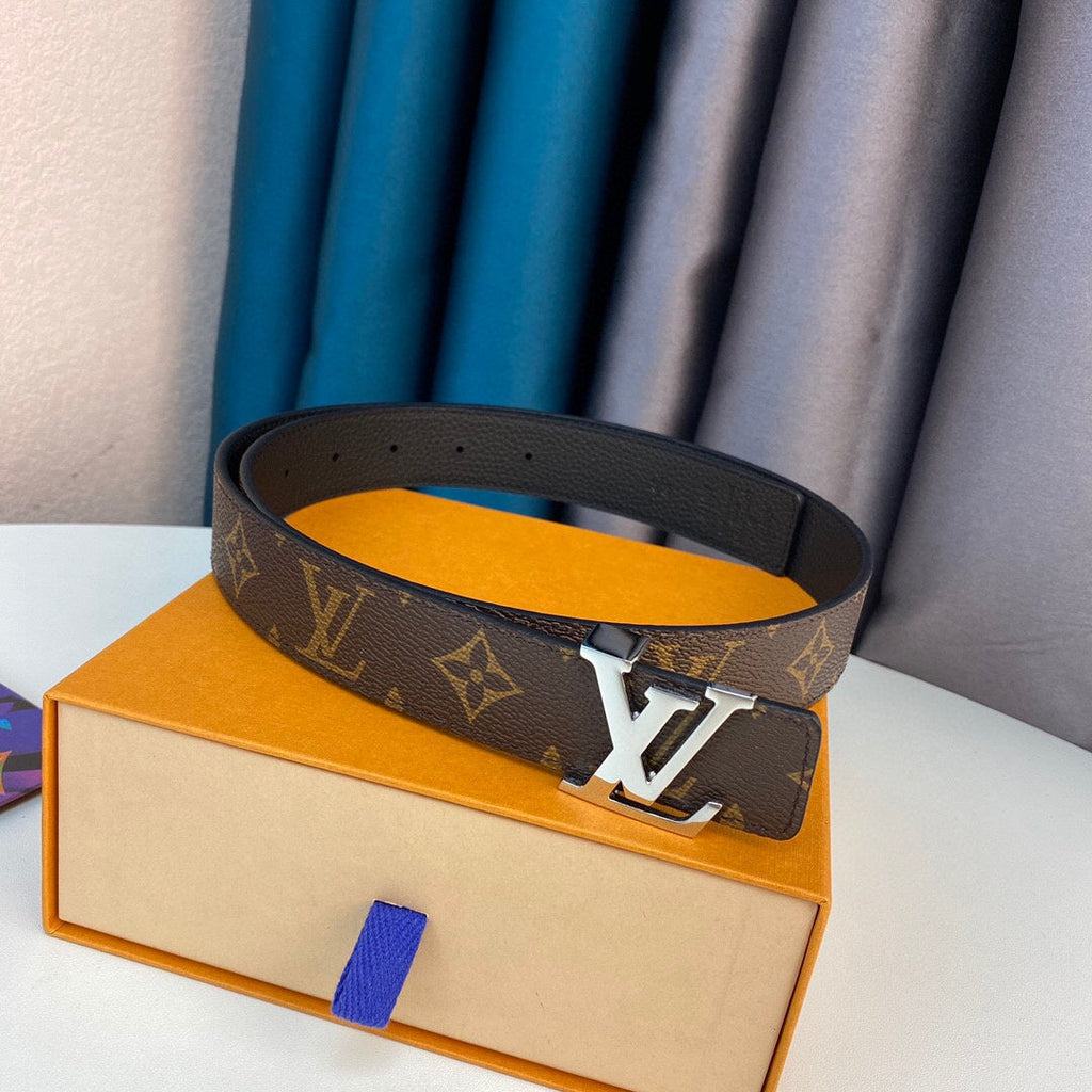 Louis Vuitton LV Initiales Belt Brown