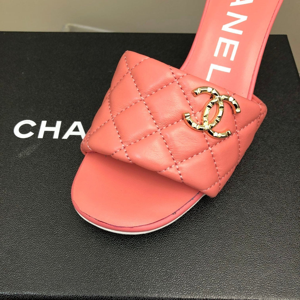Chanel Mules Hot Pink