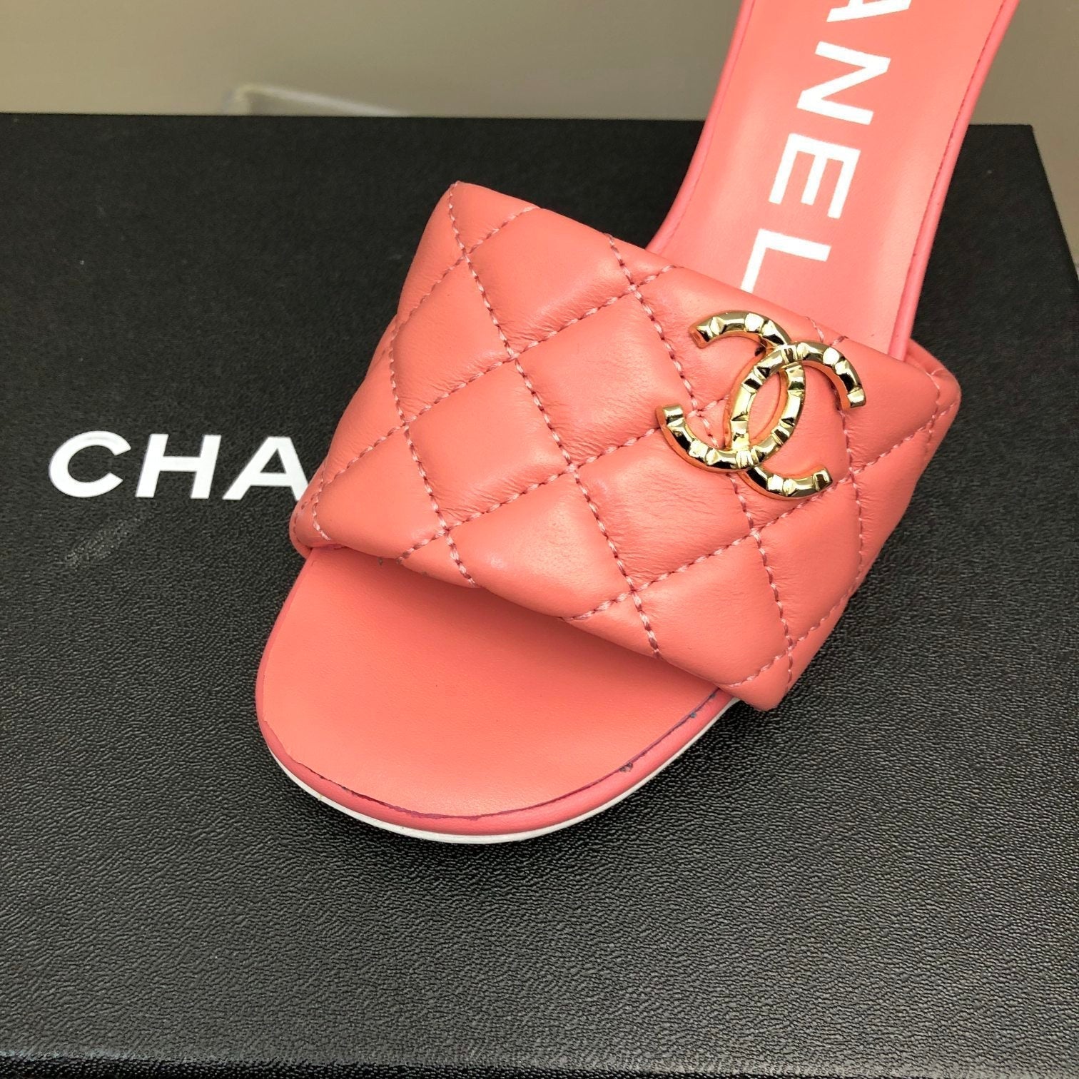 Chanel Mules Hot Pink