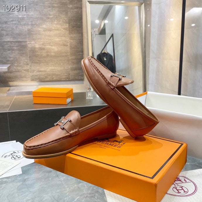 Hermes Paris Loafer Brown