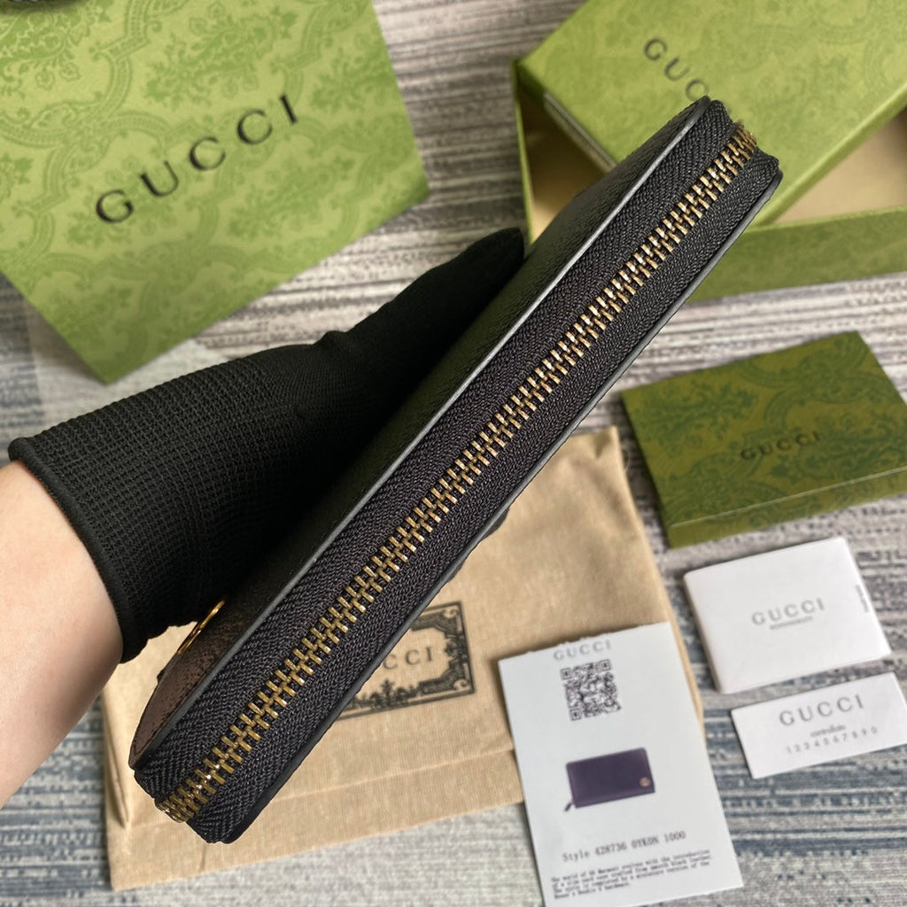 Gucci Ophidia GG Zip Around Wallet 19cm