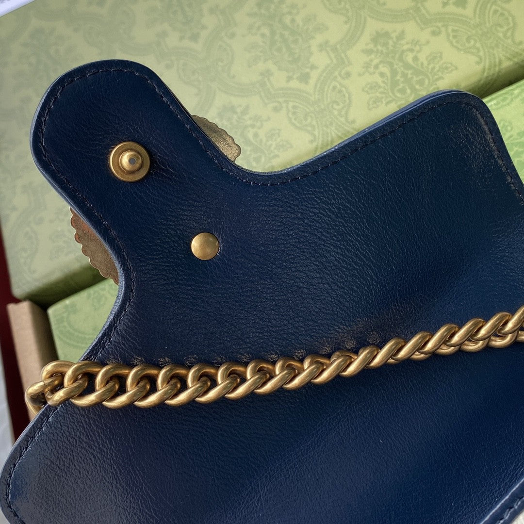 Gucci Marmont Mini Top Handle Bag 26cm White