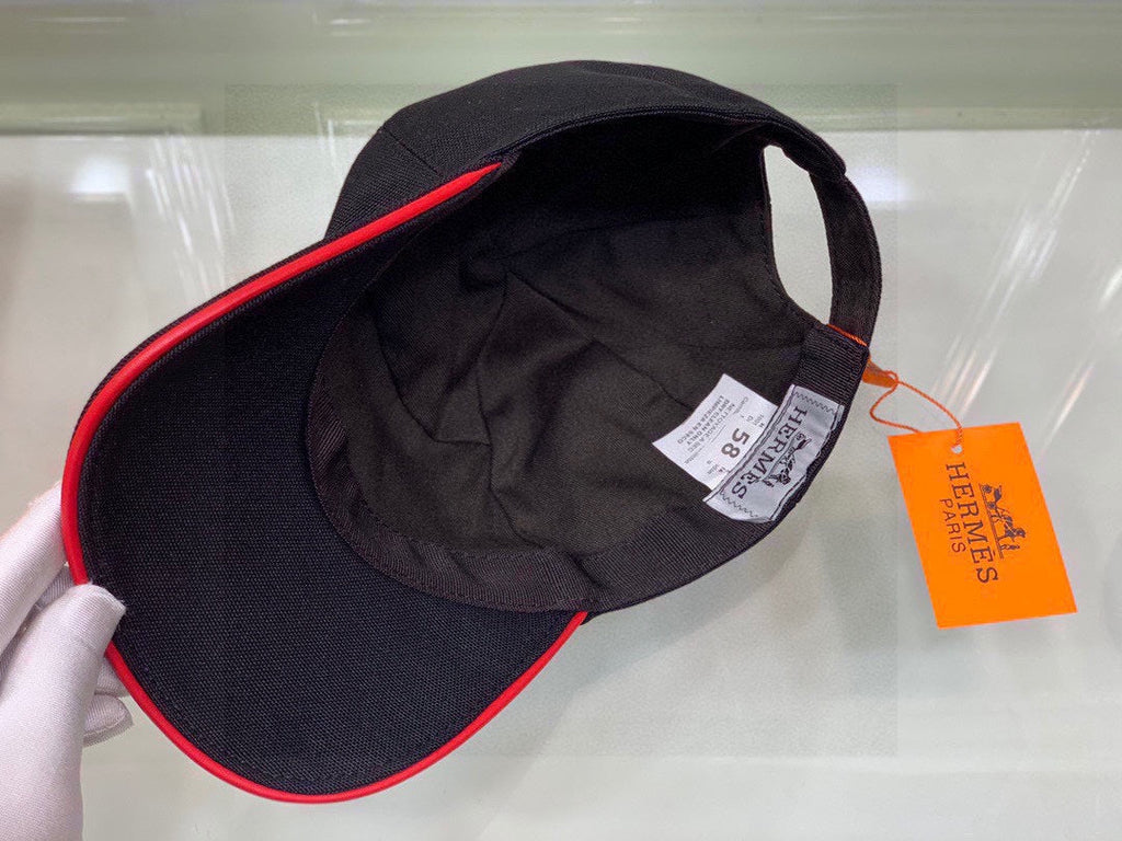 Hermes Davis H Primavera Cap Black