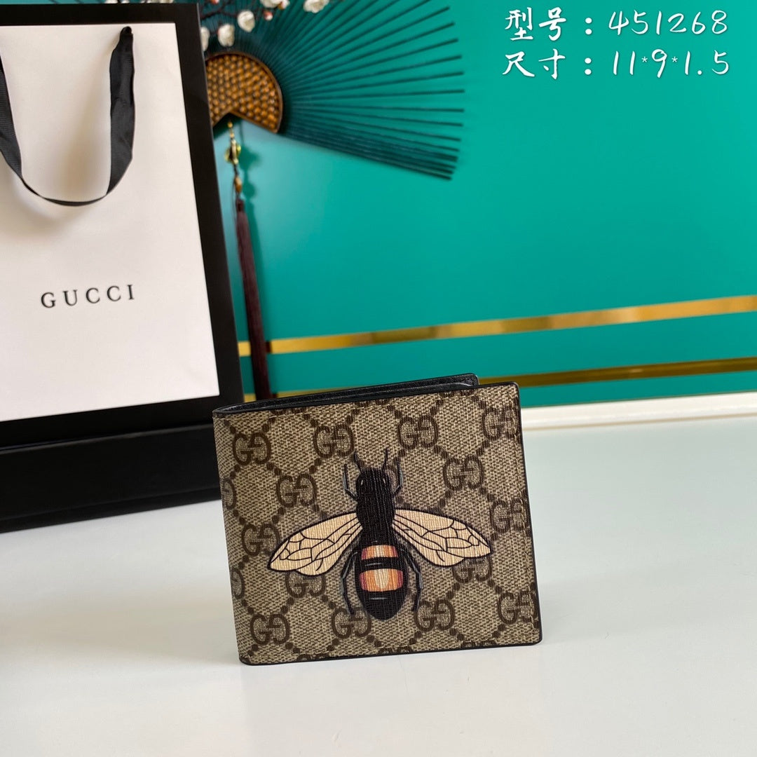 Gucci Bestiary Pouch With King Bee 11cm
