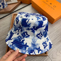 Louis Vuitton Blue Watercolor Monogram Bucket Hat