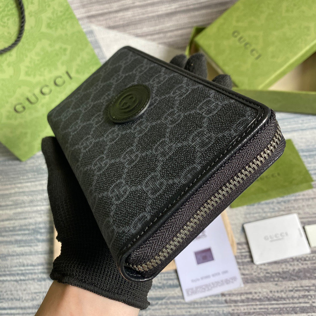 Gucci Ophidia GG Zip Around Wallet 19cm