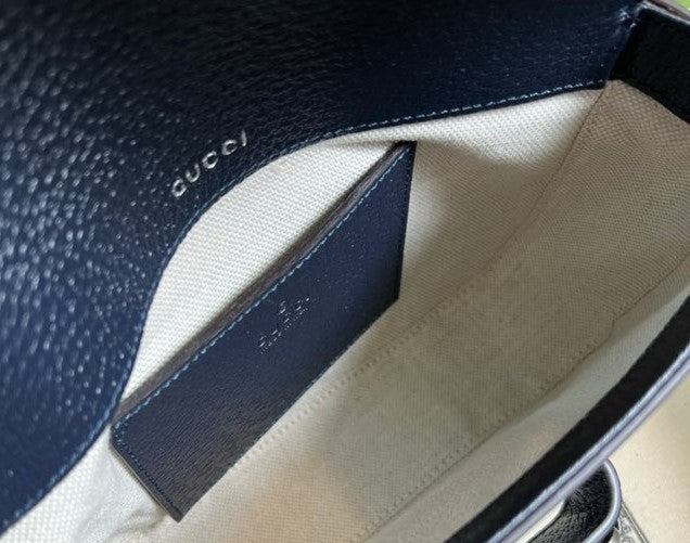 Gucci Horsebit 1955 GG Mini Bag 17cm Beige