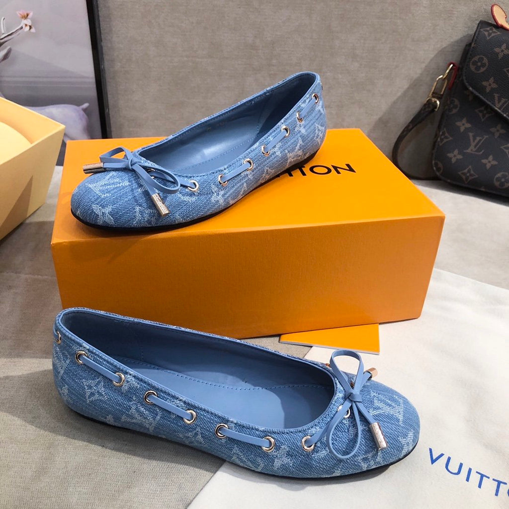 Louis Vuitton Gloria Flat Loafer Blue
