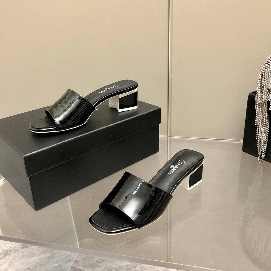 Chanel Mules Black