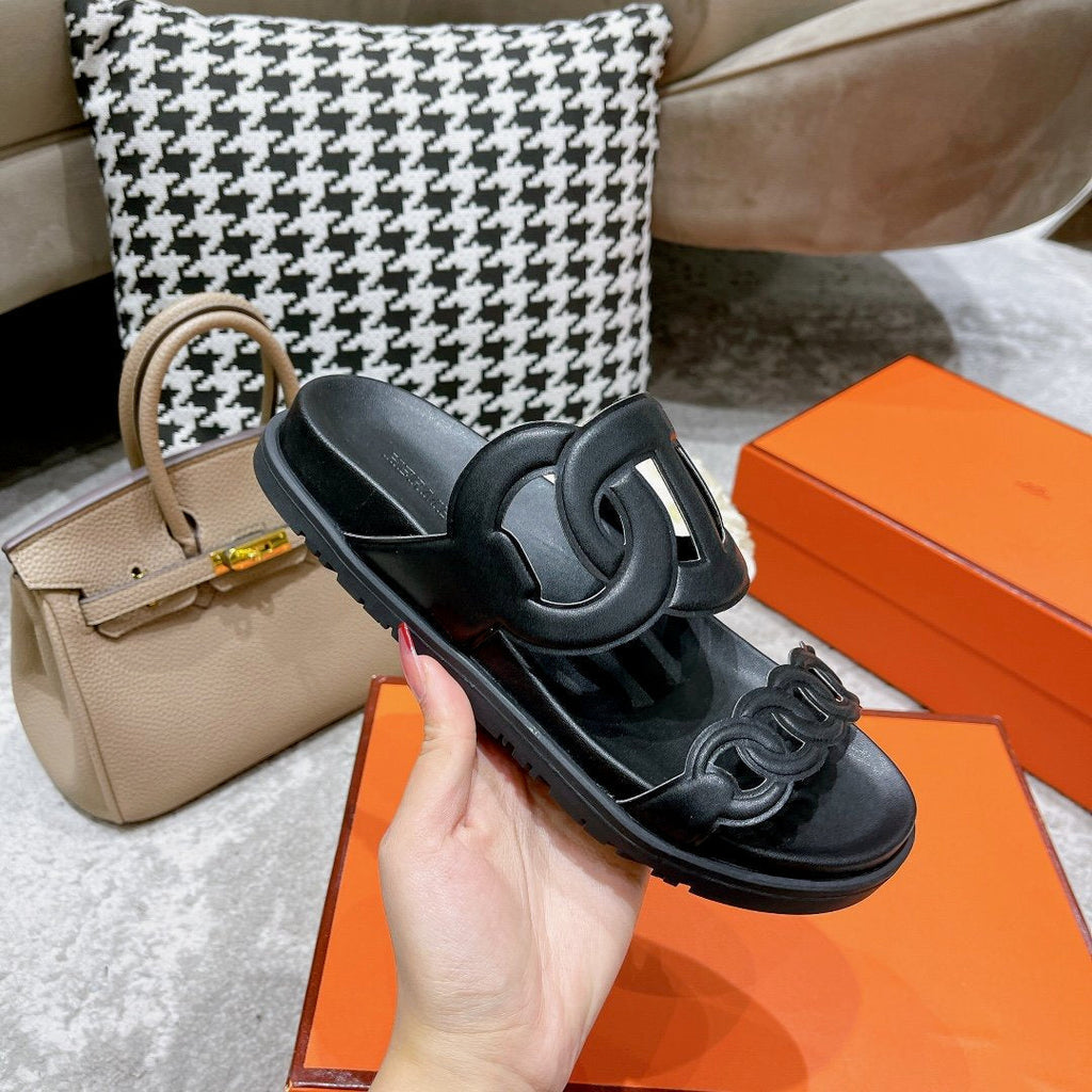 Hermes Extra Sandal Black