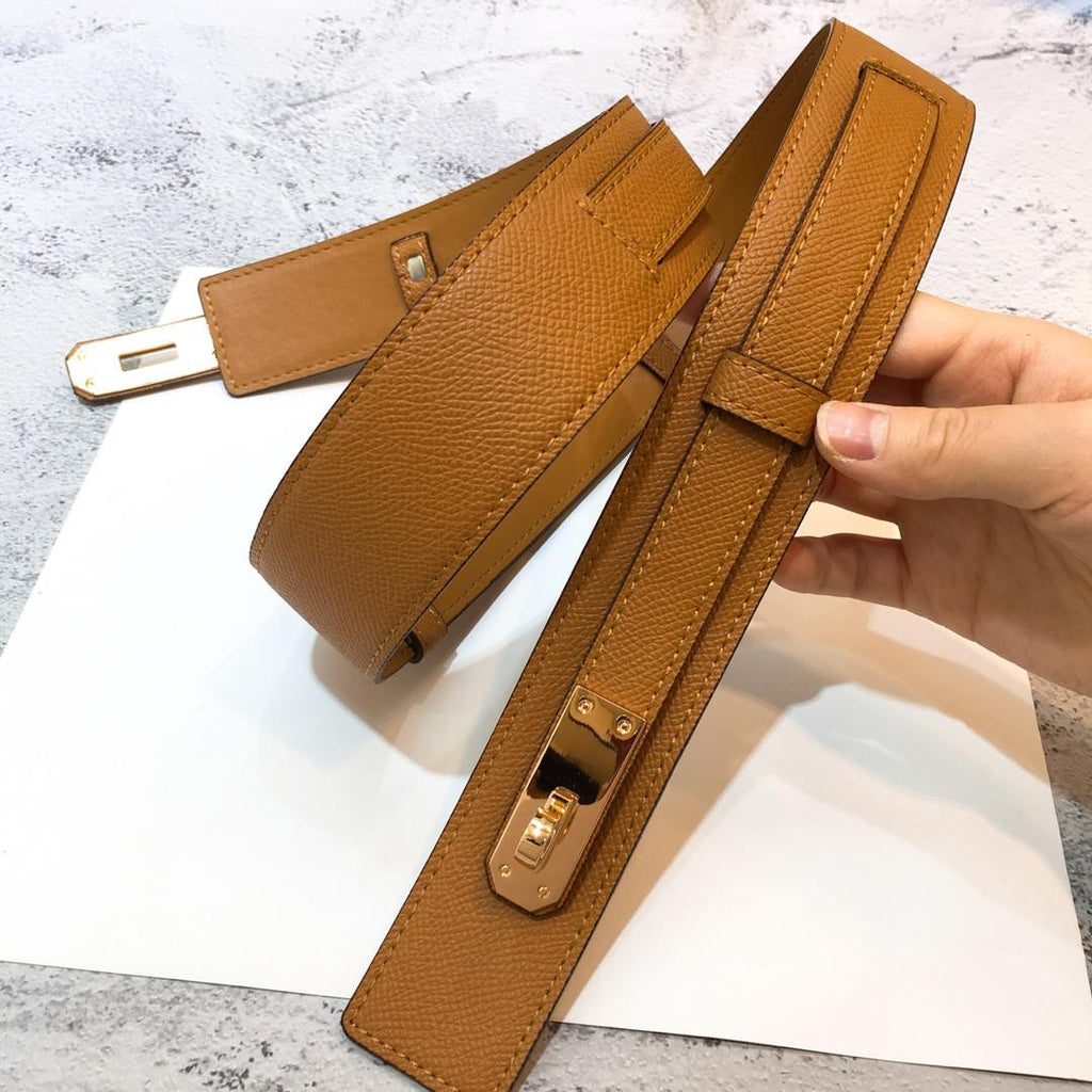 Hermes Kelly Belt Orange