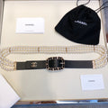 Chanel Belt With Double C Buckle