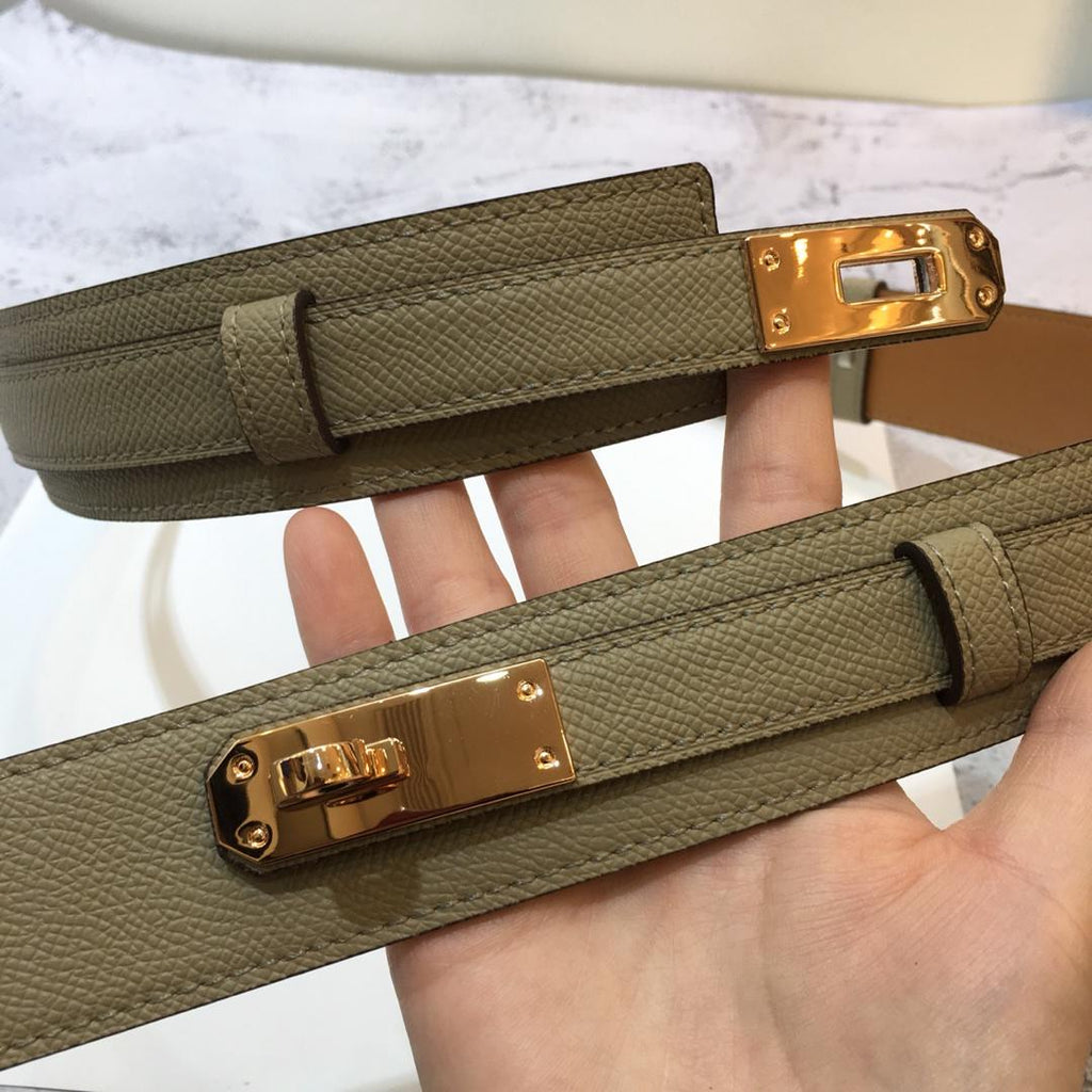 Hermes Kelly Belt Beige