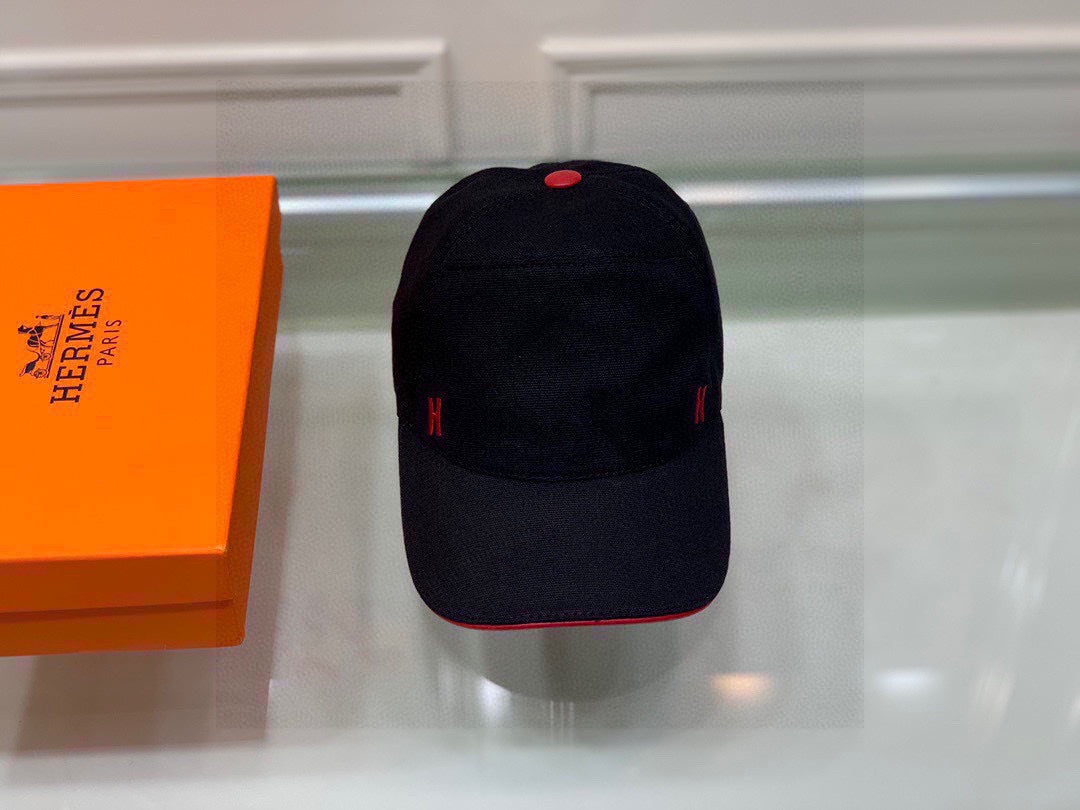 Hermes Davis H Primavera Cap Black