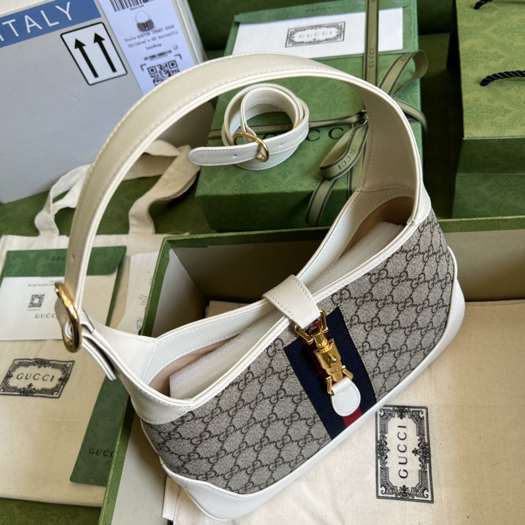 Gucci Jackie 1961 Small Shoulder Bag 24cm Beige